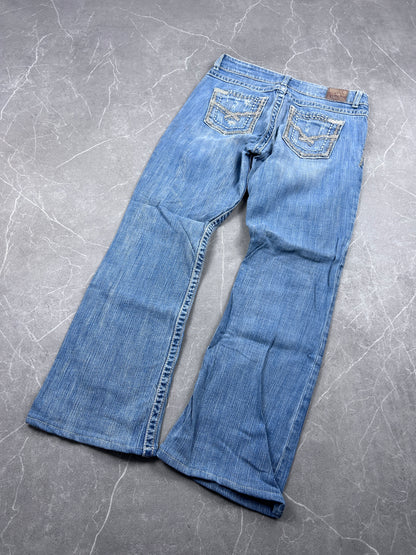 Y2K Bootcut Jeans Damen