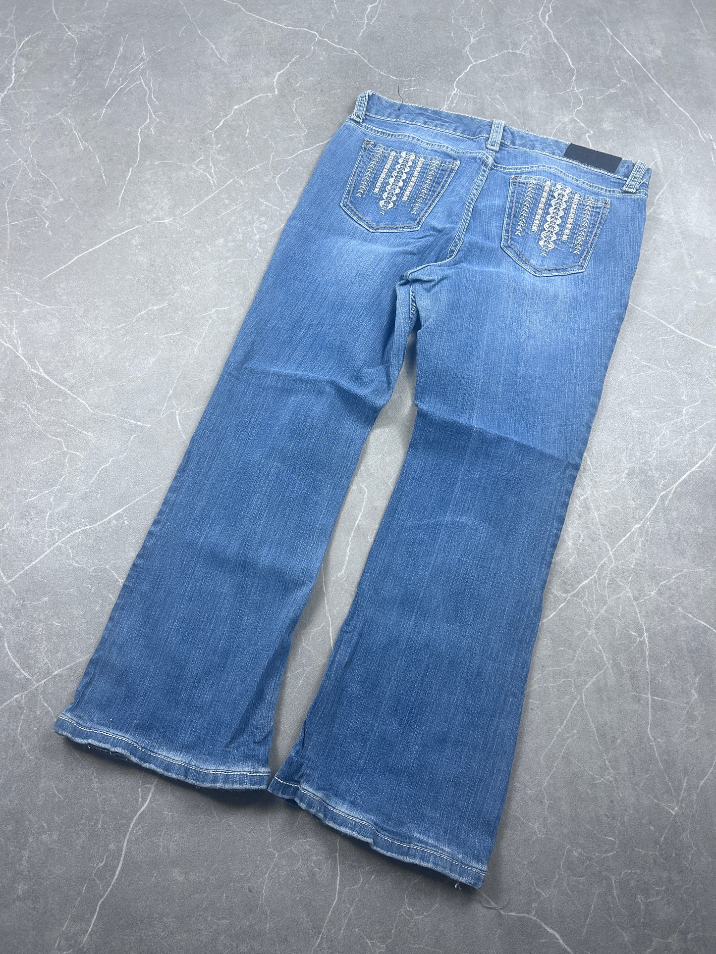 Y2K Bootcut Jeans Damen