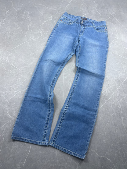 Y2K Bootcut Jeans Damen