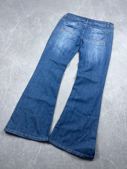 Y2K Bootcut Jeans Damen