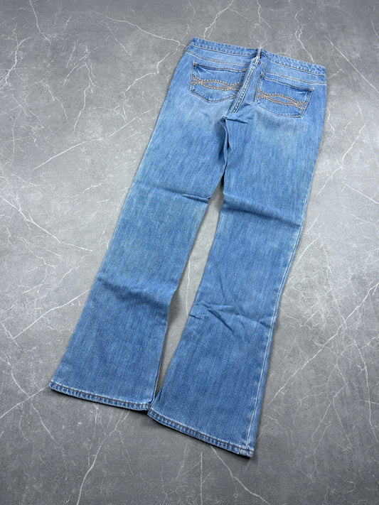Y2K Bootcut Jeans Damen