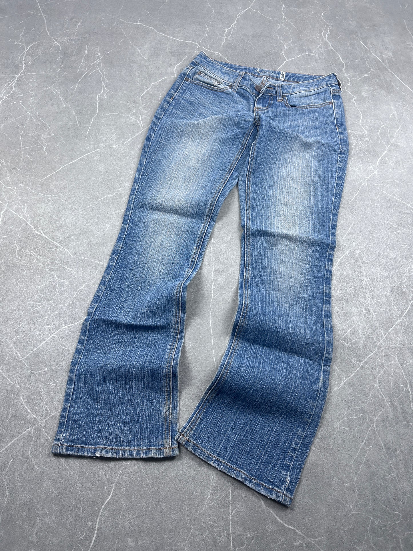 Y2K Bootcut Jeans Damen