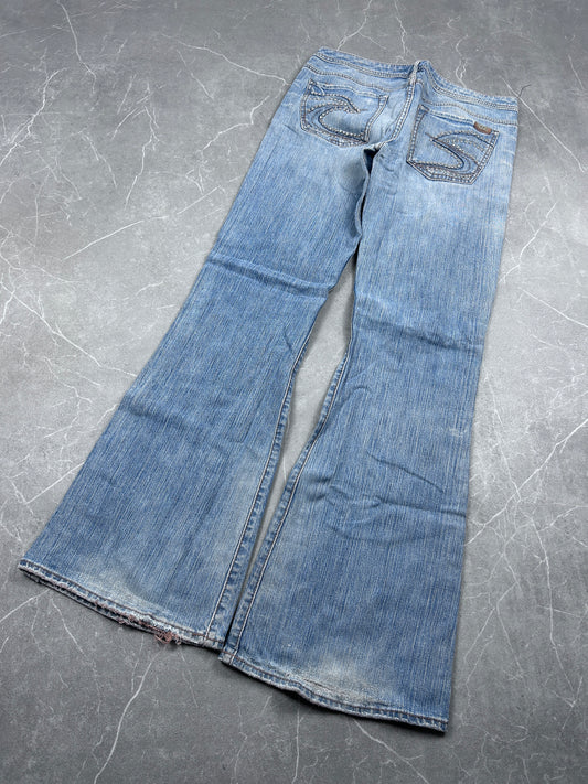 Y2K Bootcut Jeans Damen