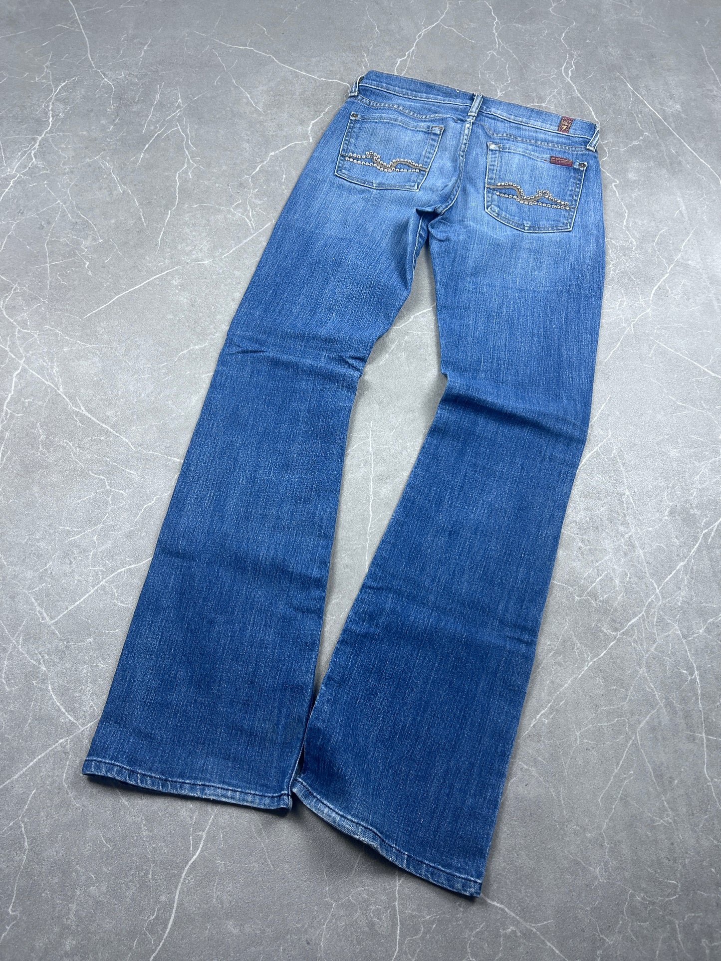 Y2K Bootcut Jeans Damen