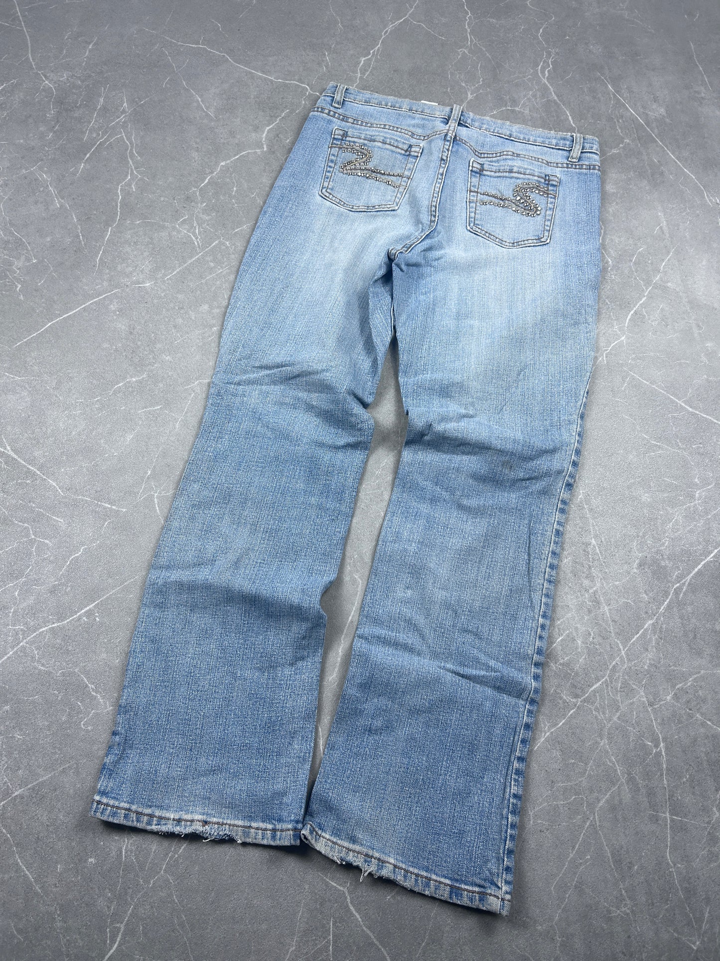 Y2K Bootcut Jeans Damen
