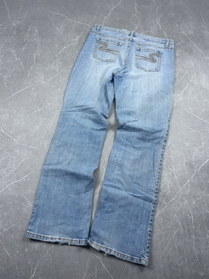 Y2K Bootcut Jeans Damen