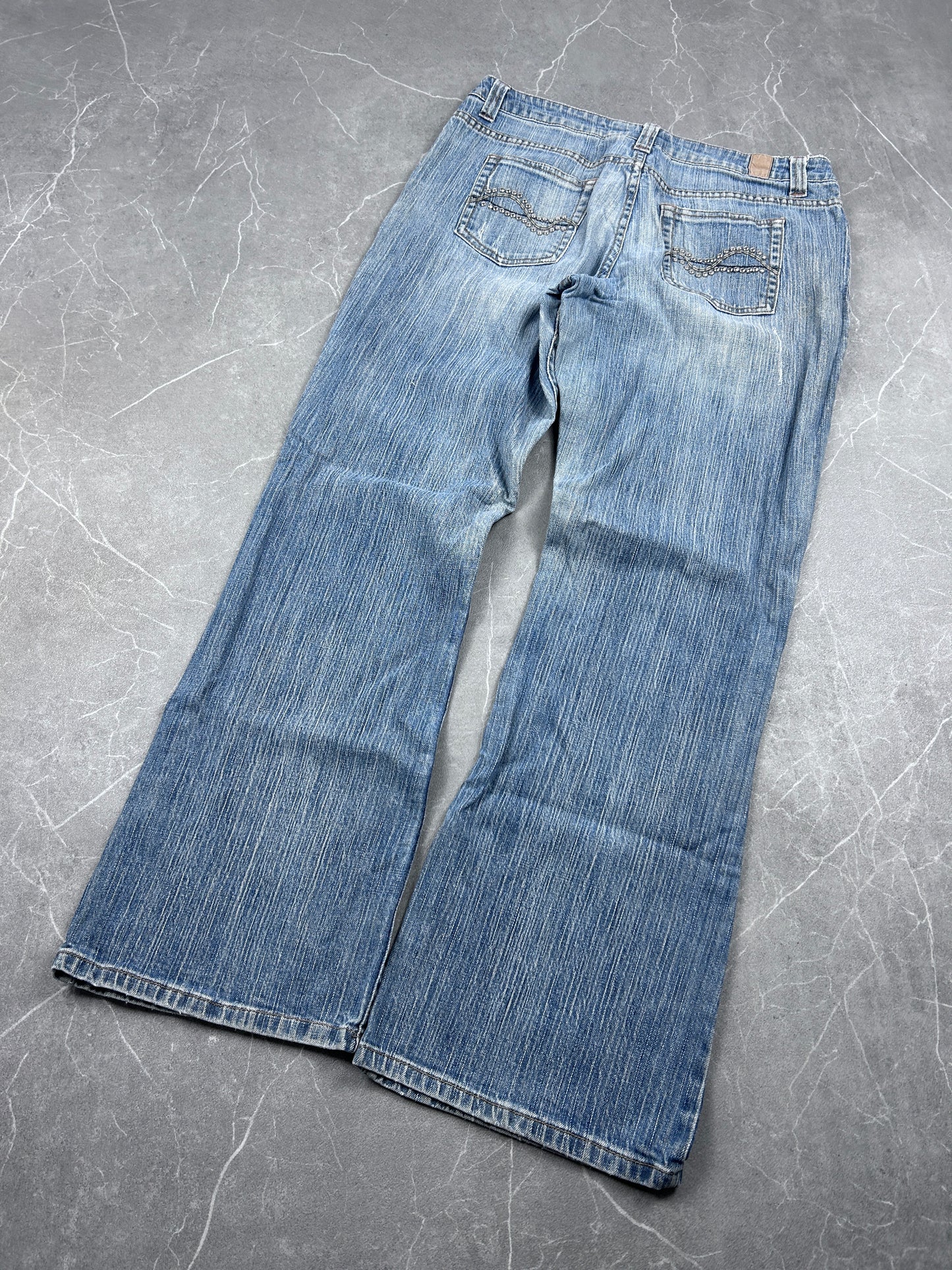 Y2K Bootcut Jeans Damen