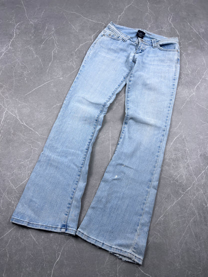 Y2K Bootcut Jeans Damen