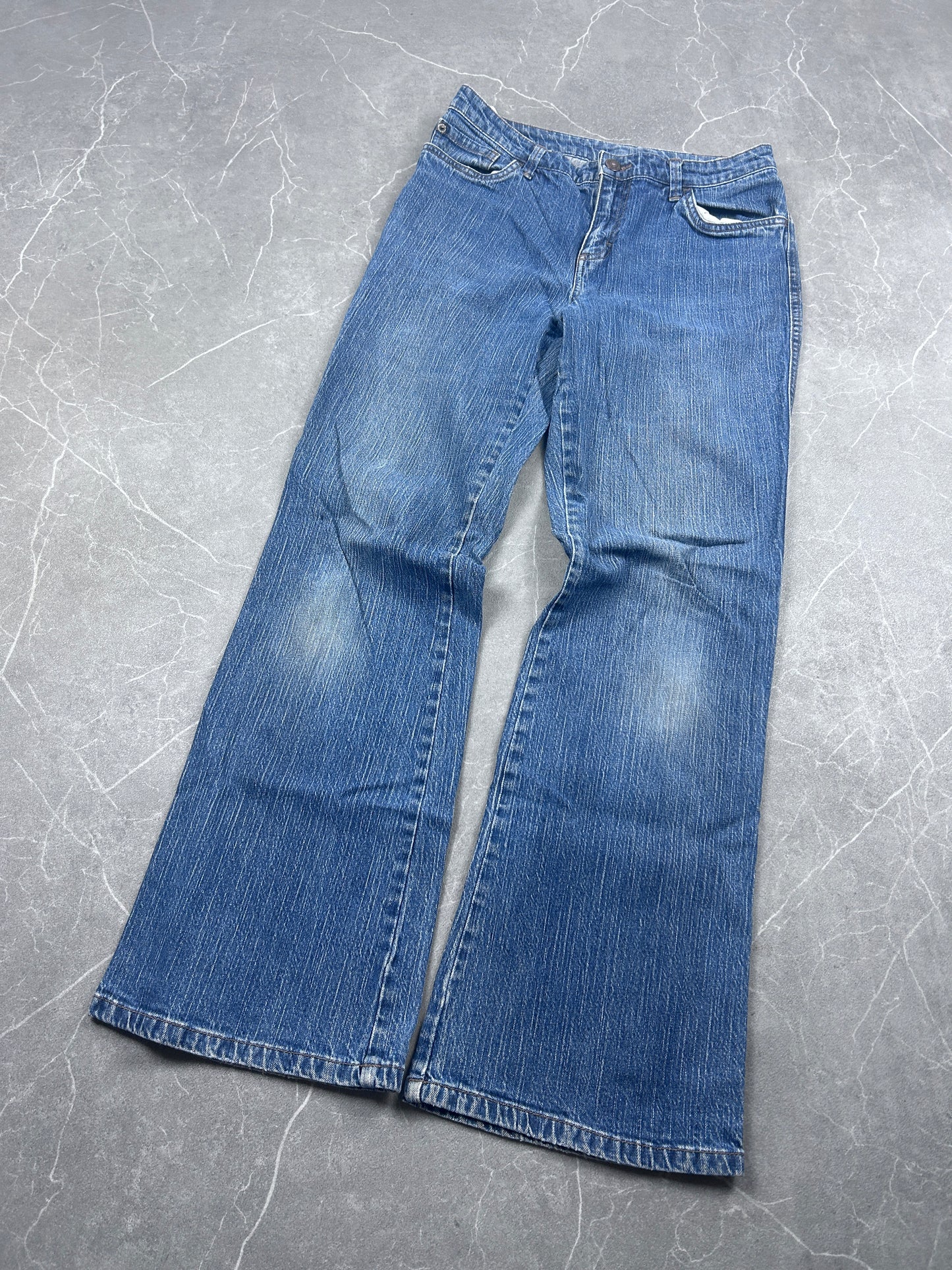 Y2K Bootcut Jeans Damen