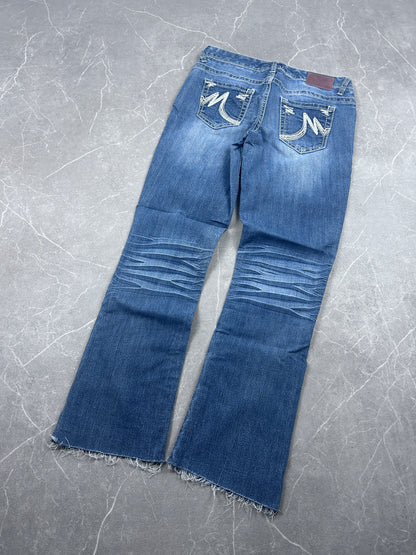 Y2K Bootcut Jeans Damen