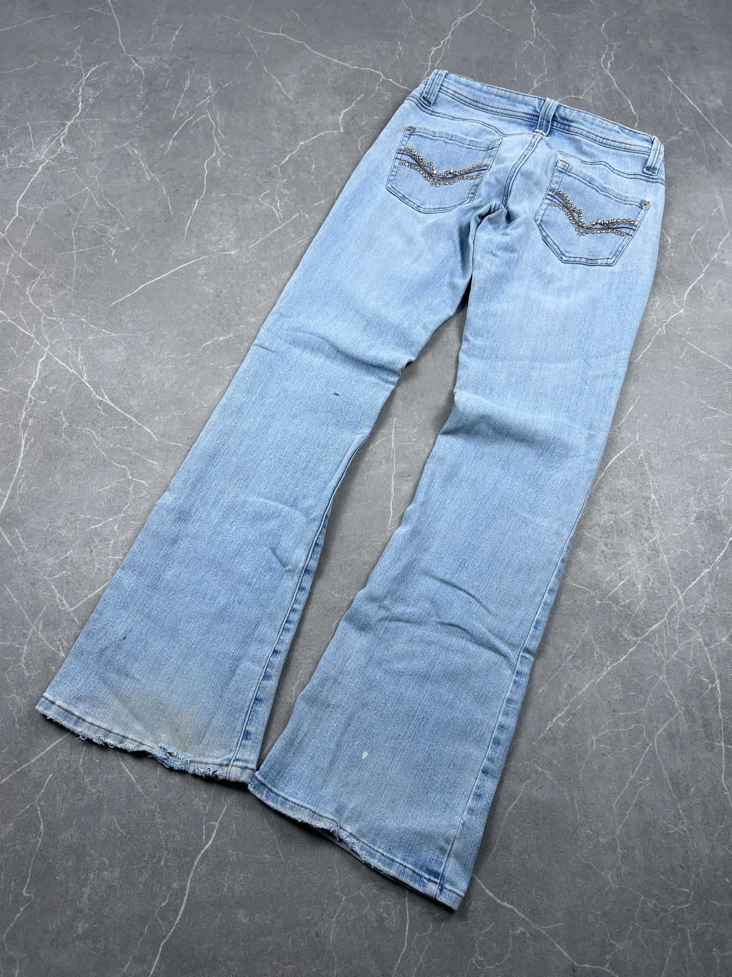 Y2K Bootcut Jeans Damen