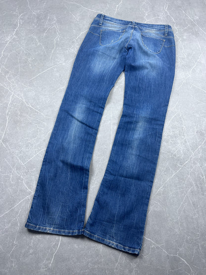 Y2K Bootcut Jeans Damen
