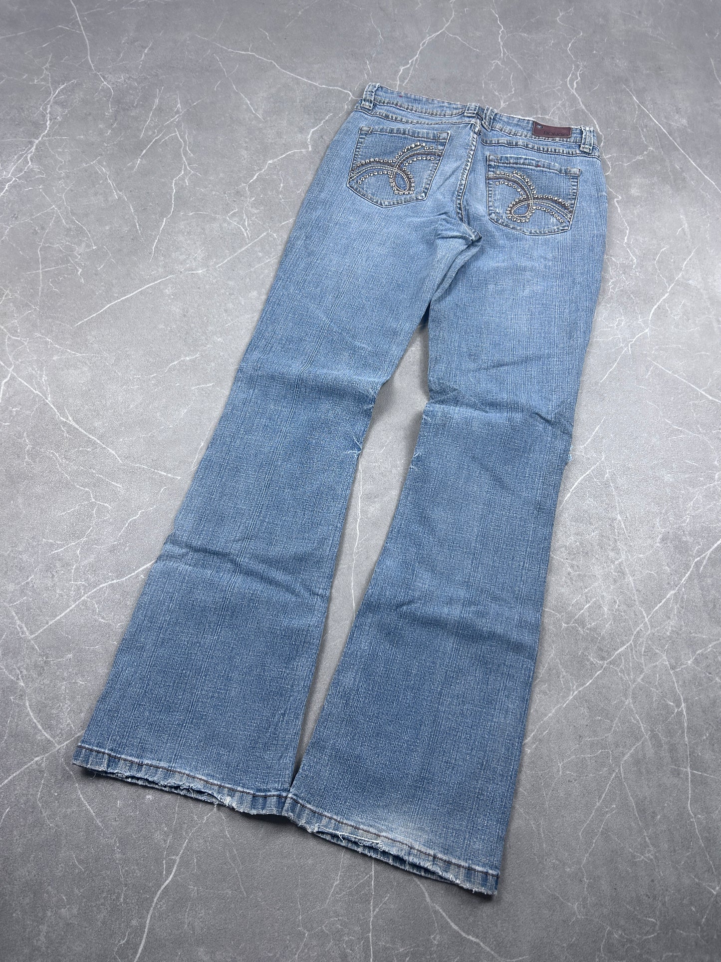 Y2K Bootcut Jeans Damen