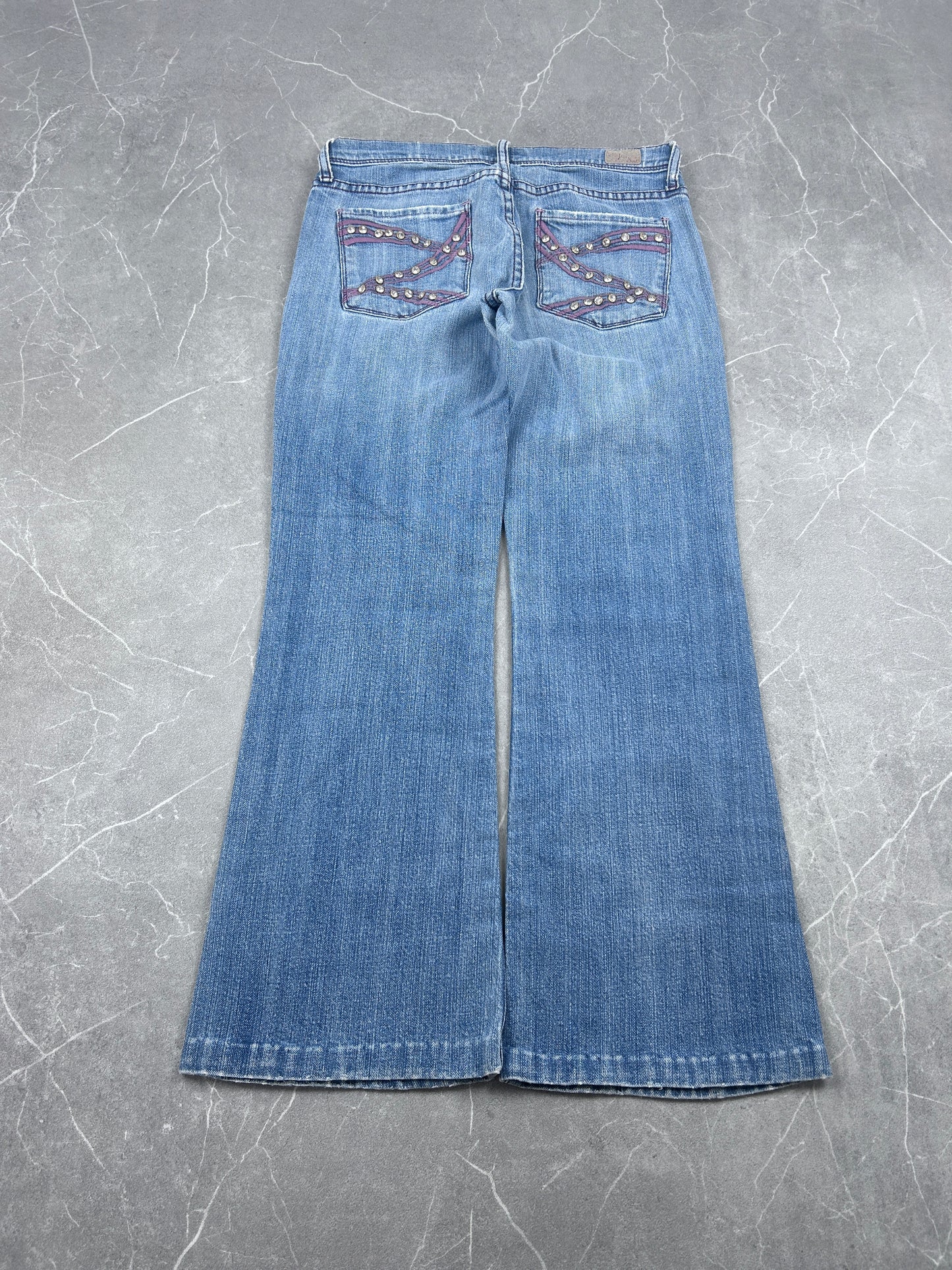 Y2K Bootcut Jeans Damen