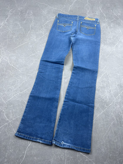 Y2K Bootcut Jeans Damen