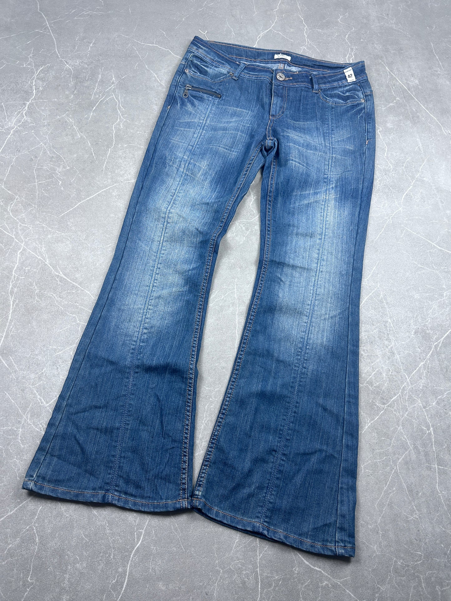 Y2K Bootcut Jeans Damen