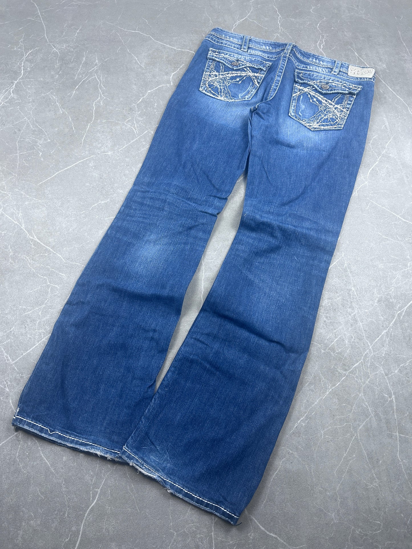 Y2K Bootcut Jeans Damen