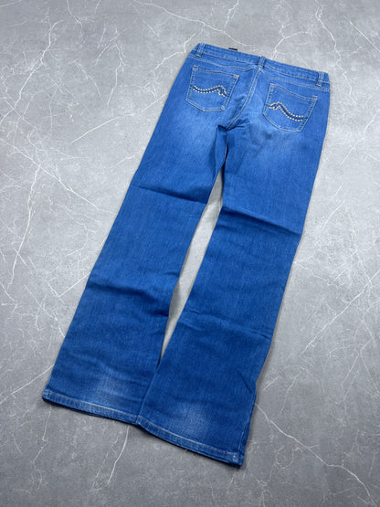 Y2K Bootcut Jeans Damen