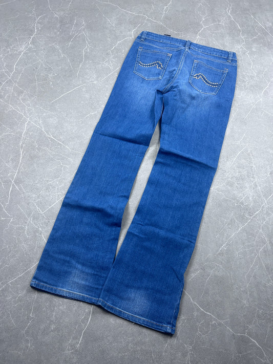 Y2K Bootcut Jeans Damen