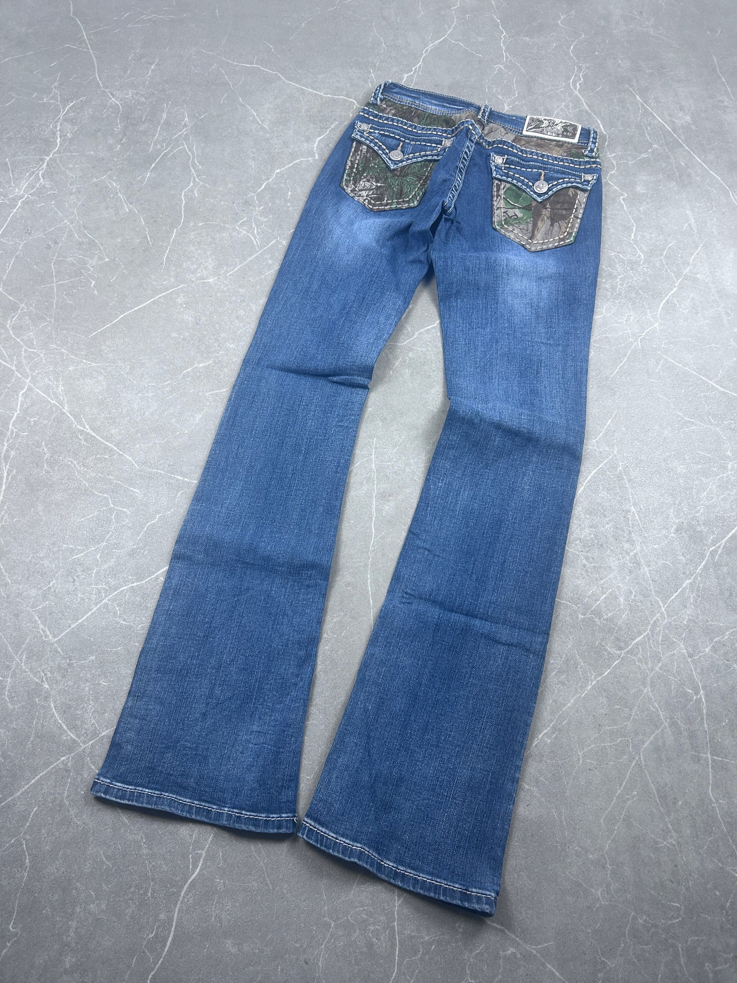 Y2K Bootcut Jeans Damen