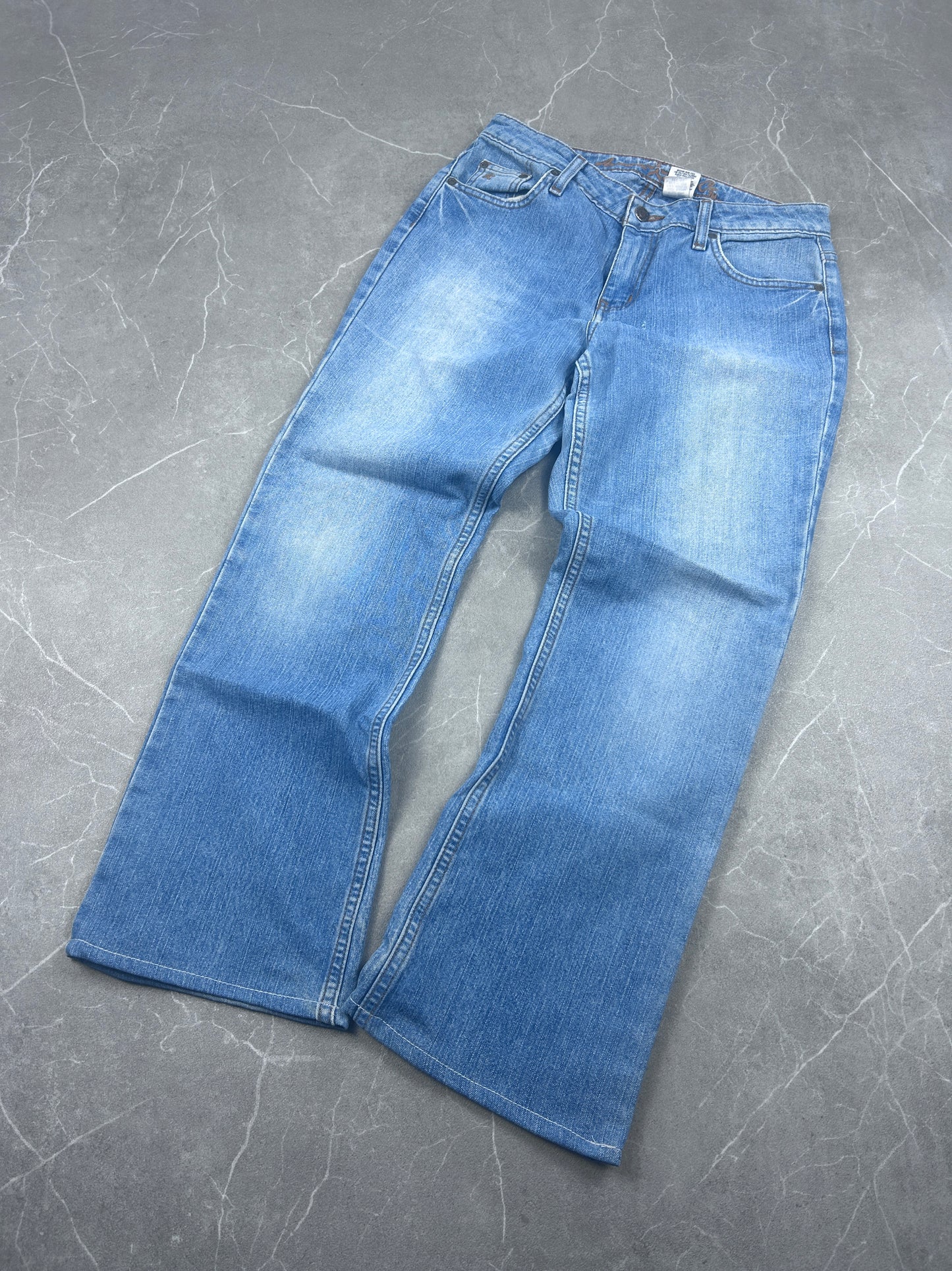 Y2K Bootcut Jeans Damen