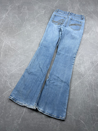 Y2K Bootcut Jeans Damen