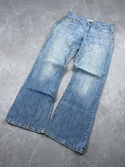 Y2K Bootcut Jeans Damen