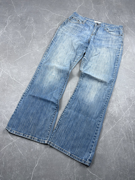 Y2K Bootcut Jeans Damen