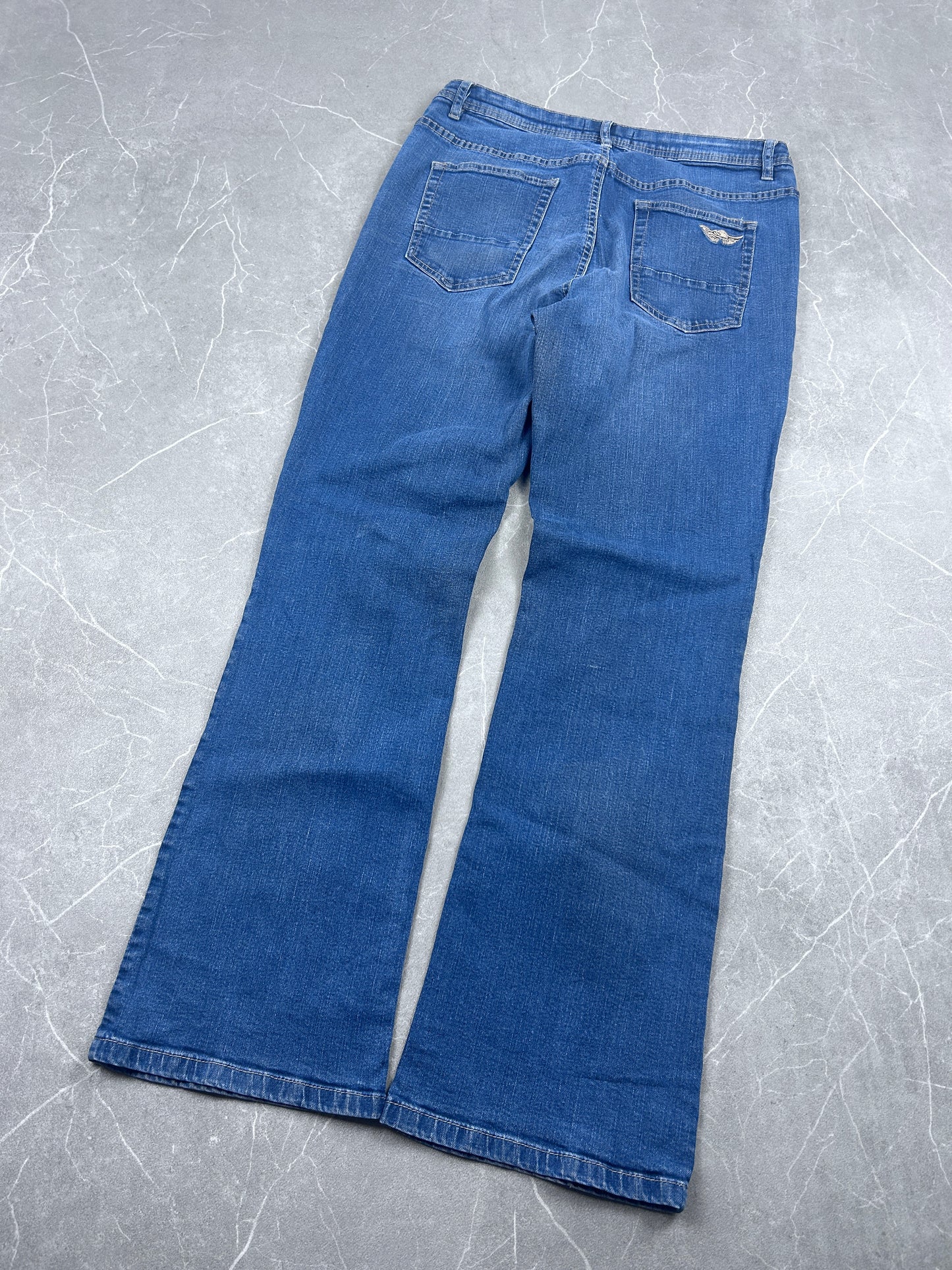 Y2K Bootcut Jeans Damen