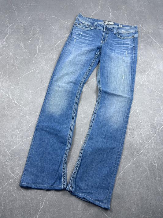 Y2K Bootcut Jeans Damen