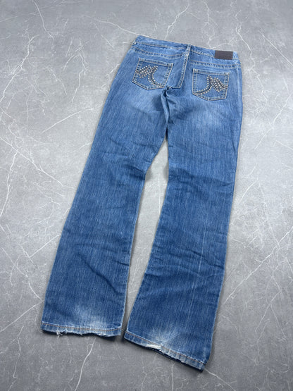 Y2K Bootcut Jeans Damen