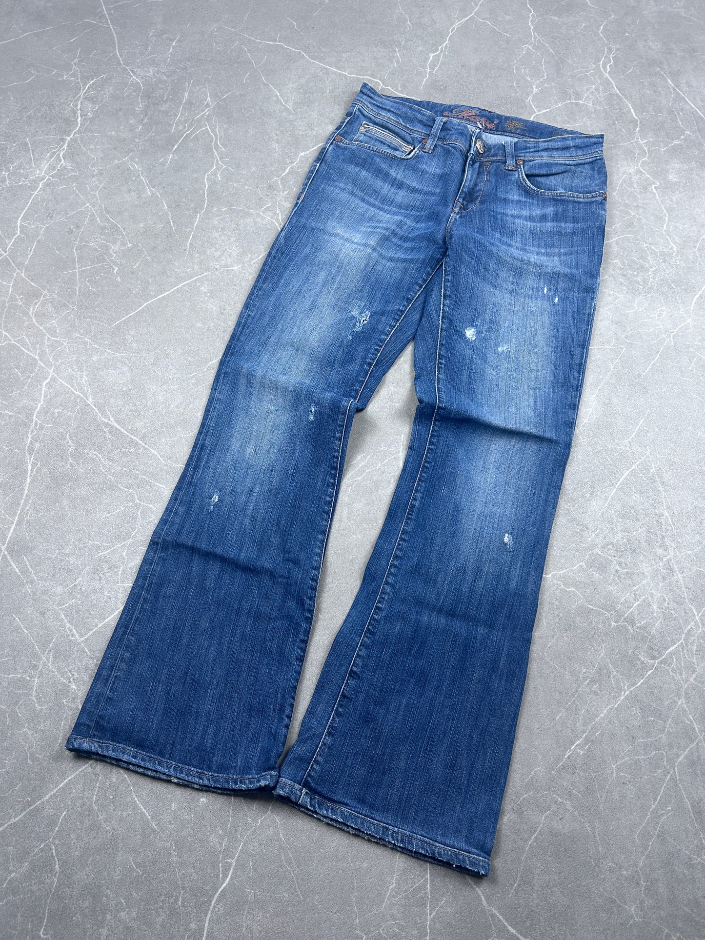 Y2K Bootcut Jeans Damen