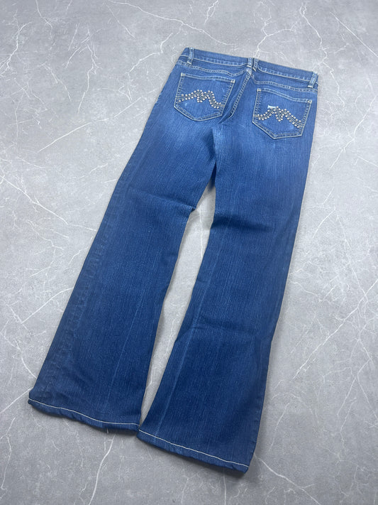 Y2K Bootcut Jeans Damen