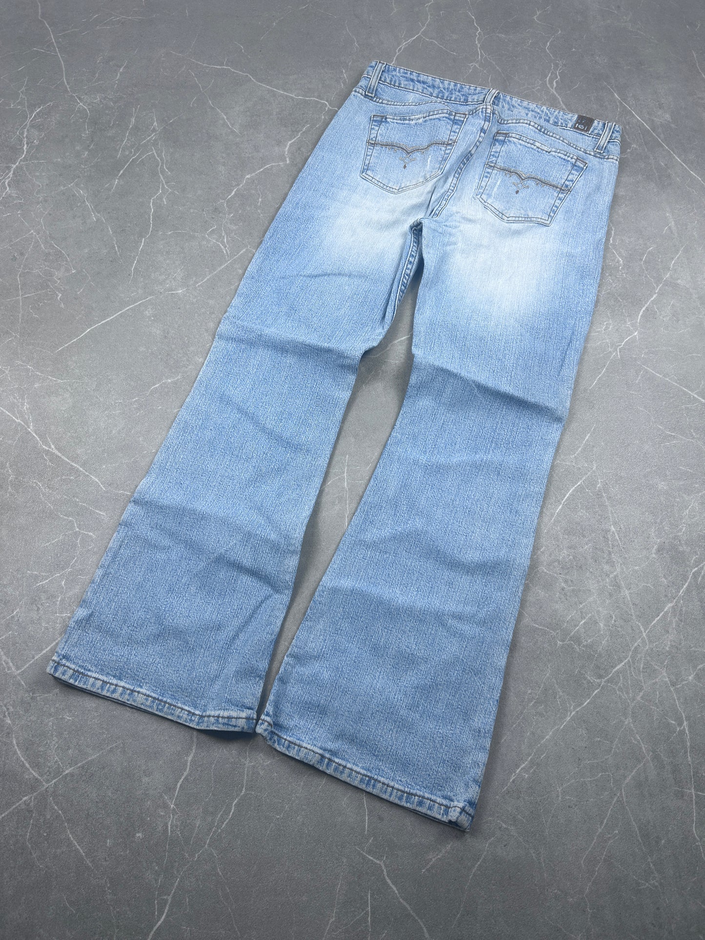 Y2K Bootcut Jeans Damen