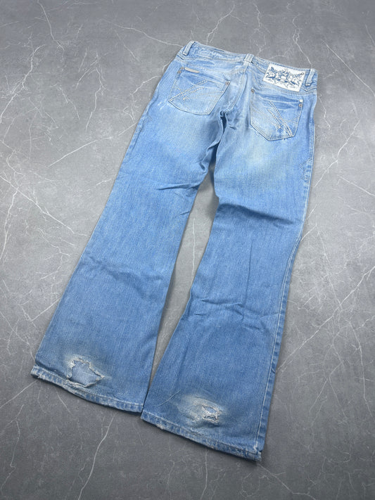 Y2K Bootcut Jeans Damen