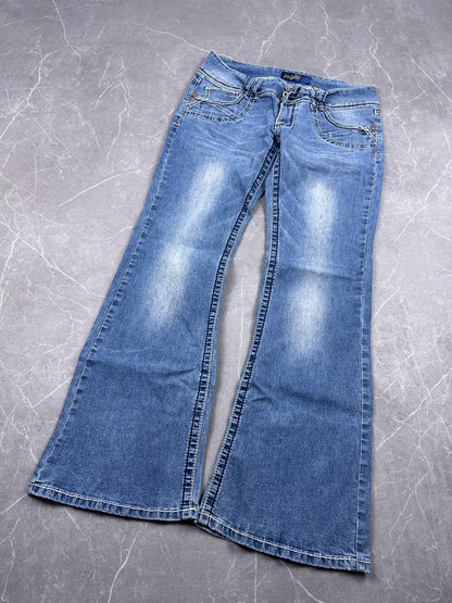 Y2K Bootcut Jeans Damen