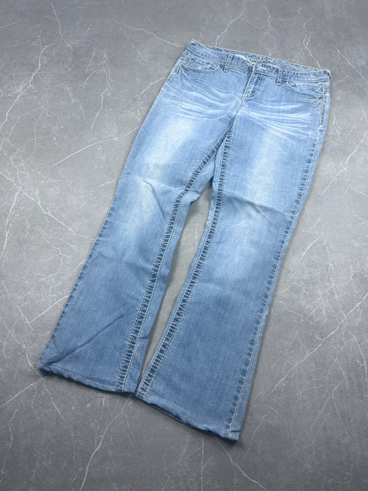 Y2K Bootcut Jeans Damen