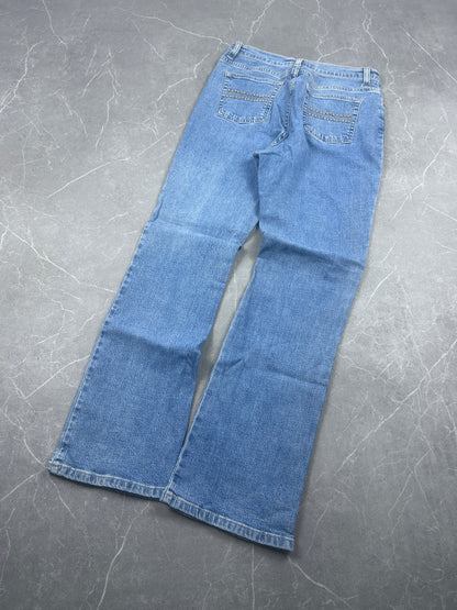 Y2K Bootcut Jeans Damen