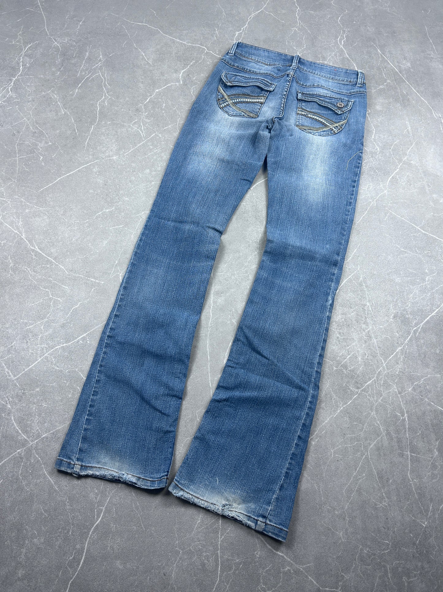 Y2K Bootcut Jeans Damen