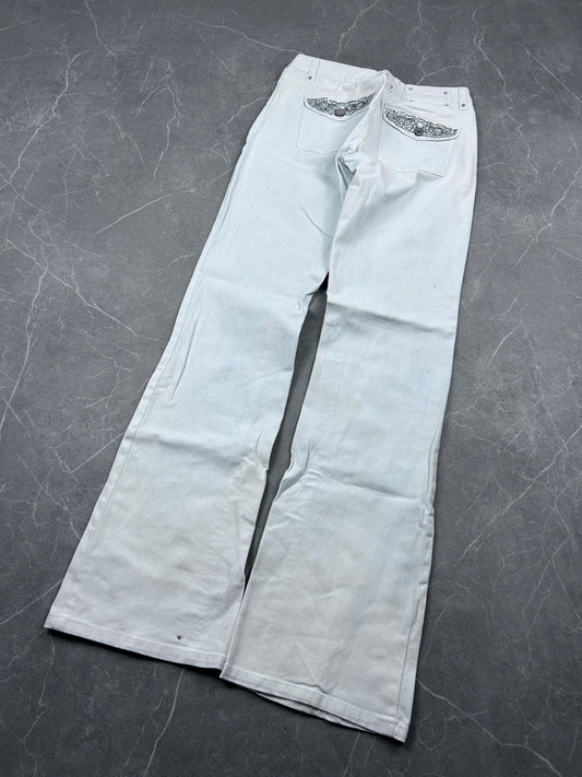 Y2K Bootcut Jeans Damen