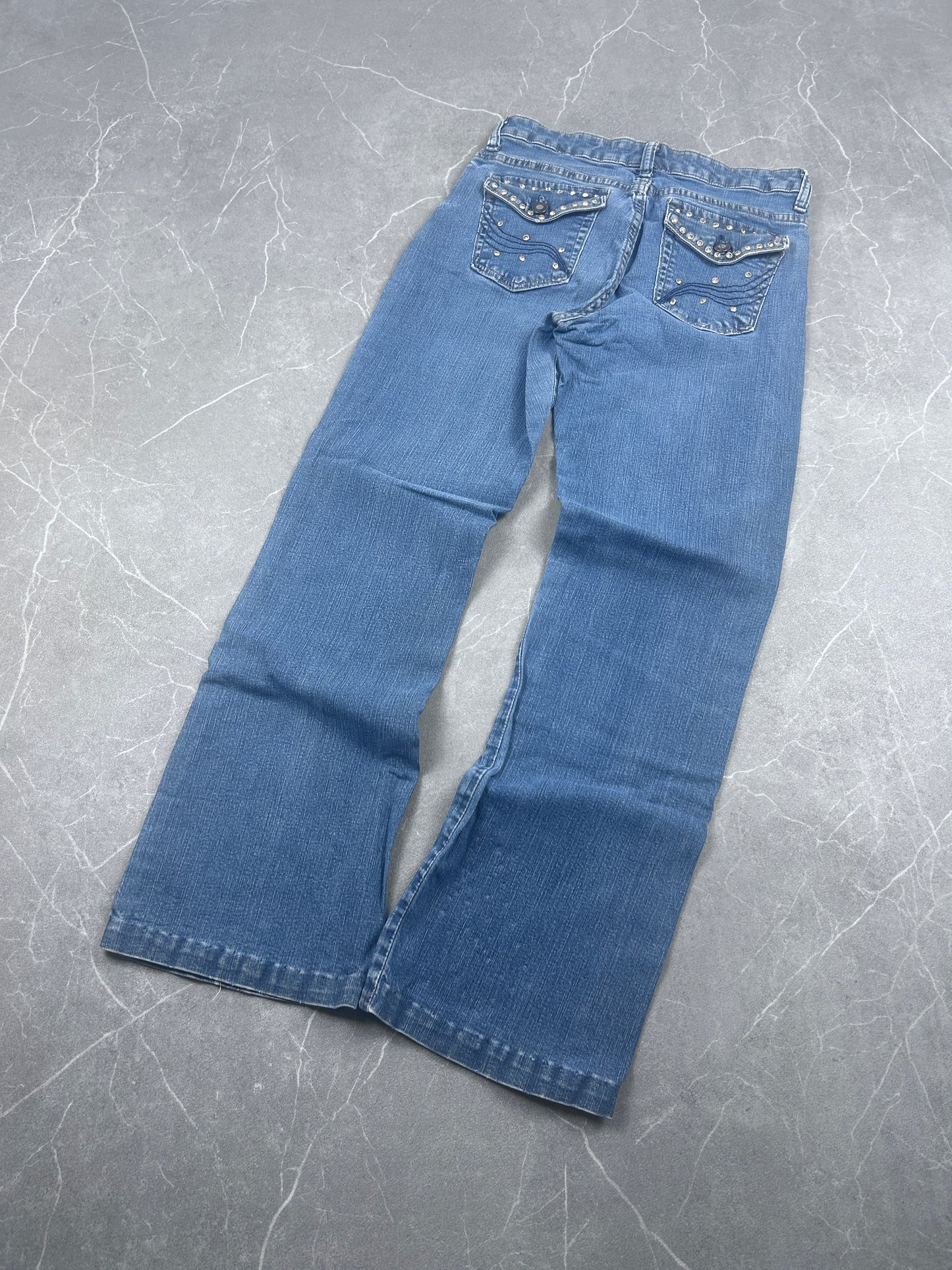 Y2K Bootcut Jeans Damen