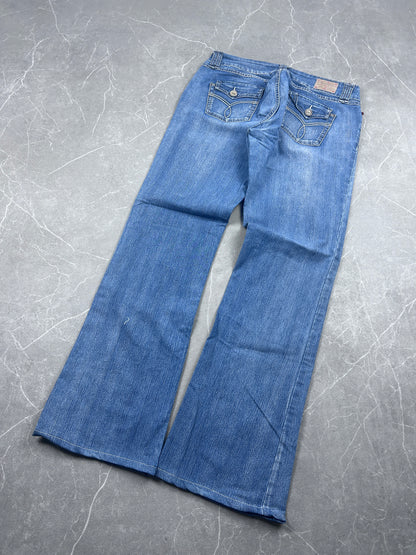 Y2K Bootcut Jeans Damen