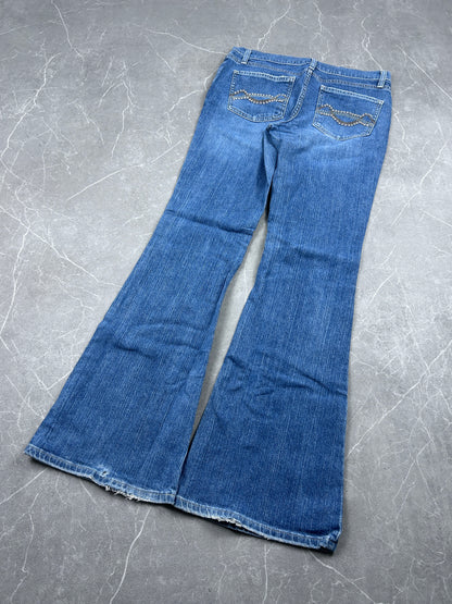 Y2K Bootcut Jeans Damen