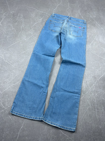 Y2K Bootcut Jeans Damen
