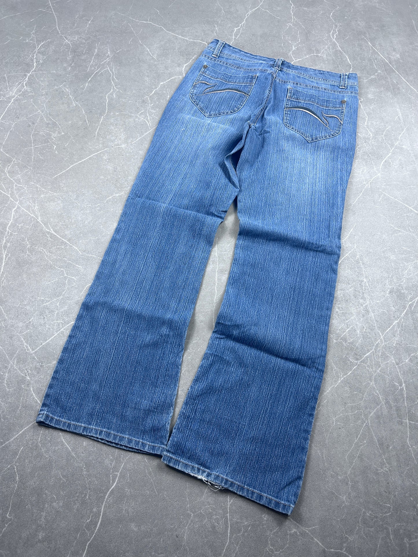 Y2K Bootcut Jeans Damen