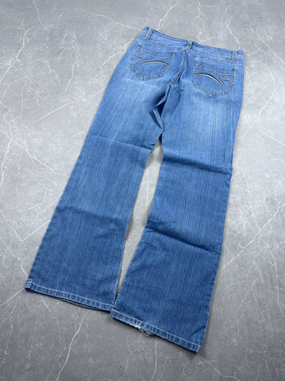 Y2K Bootcut Jeans Damen