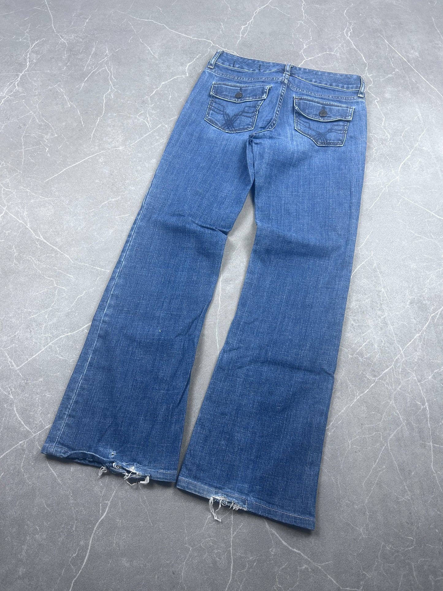 Y2K Bootcut Jeans Damen