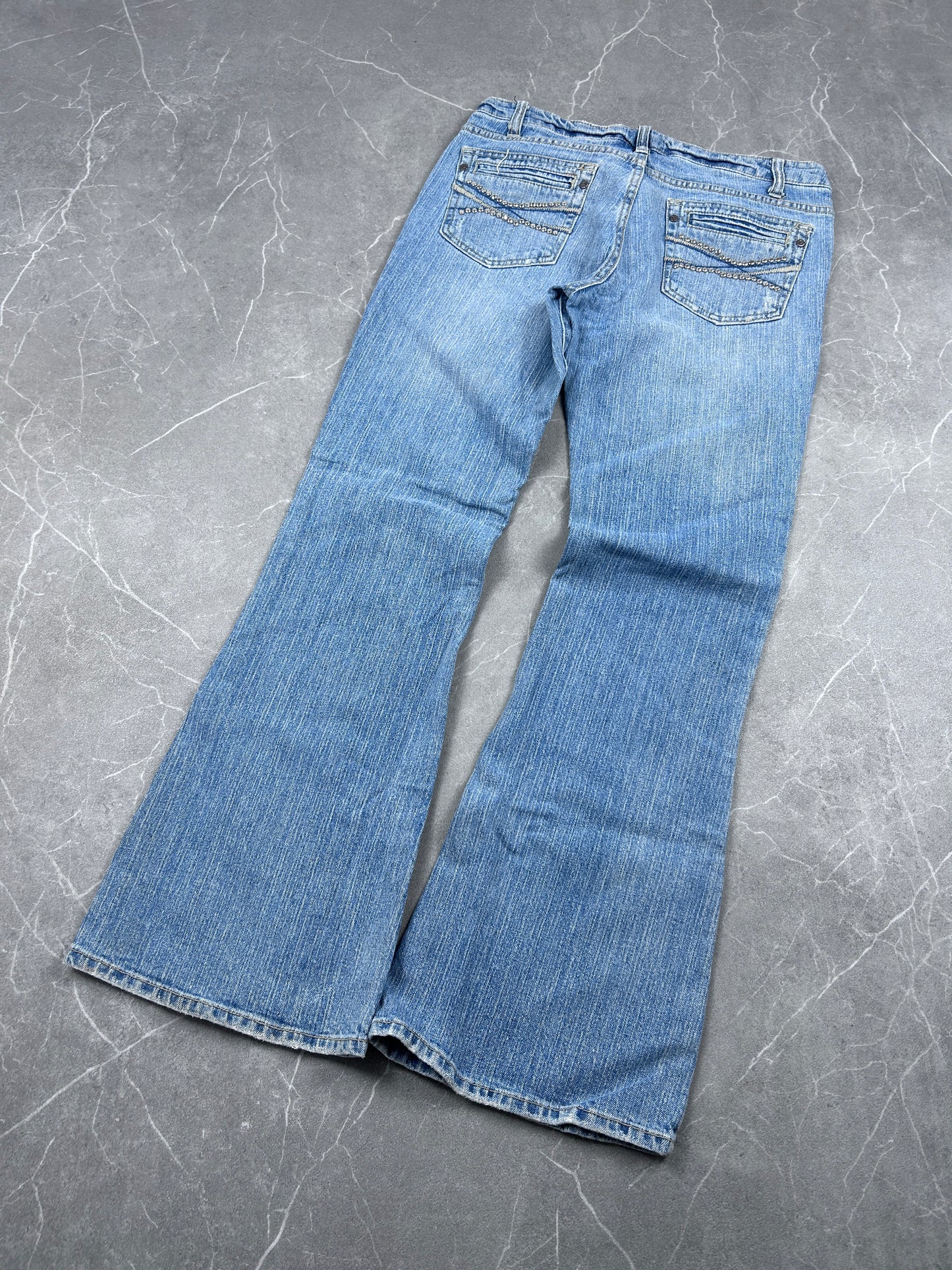 Y2K Bootcut Jeans Damen