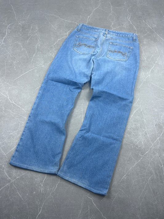 Y2K Bootcut Jeans Damen