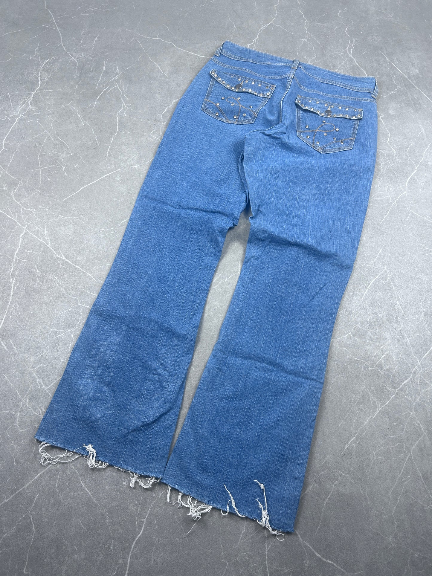 Y2K Bootcut Jeans Damen